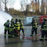 Fire fighters training