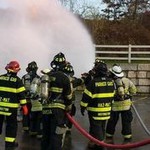 Fire fighters training